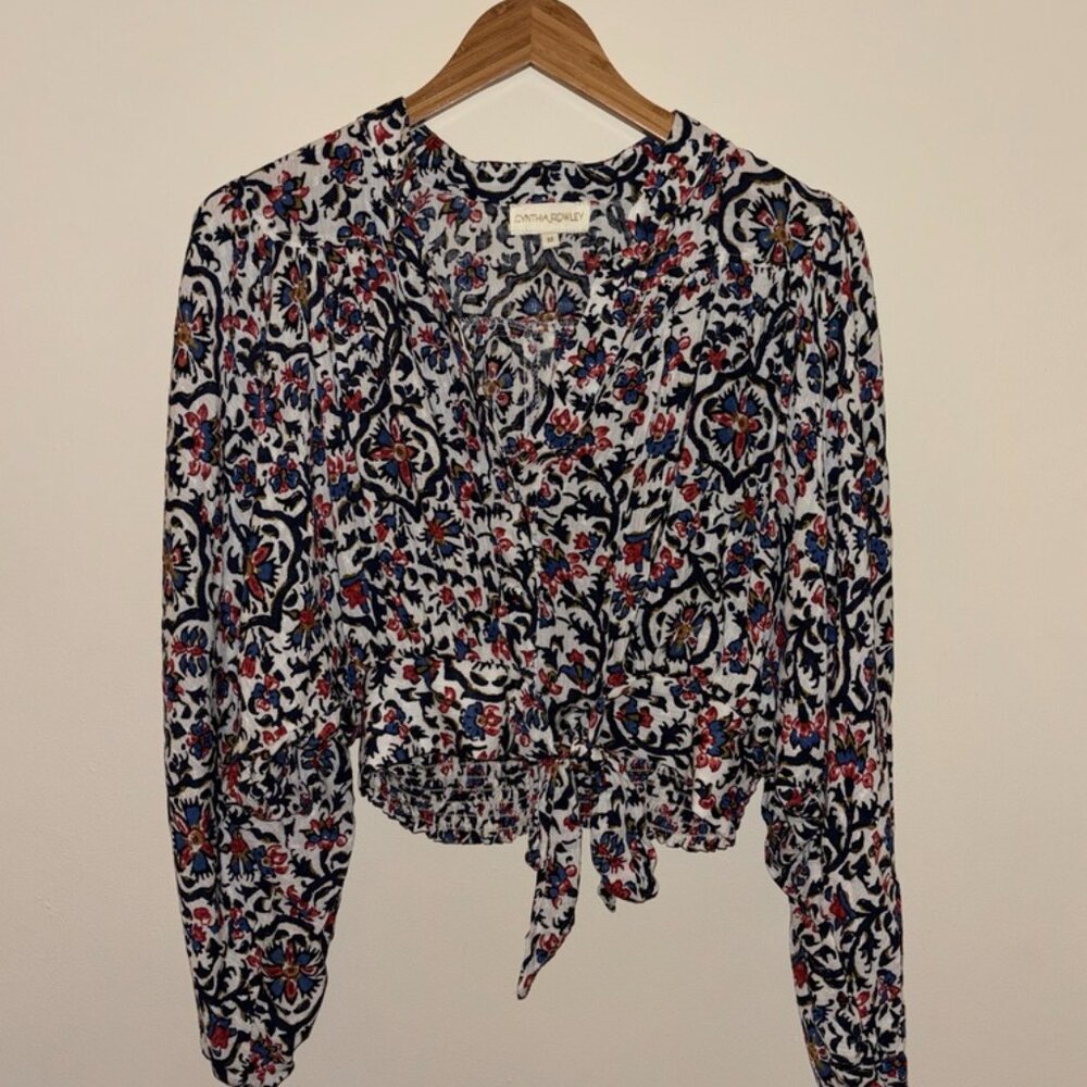 Cynthia Rowley Colorful Floral Top